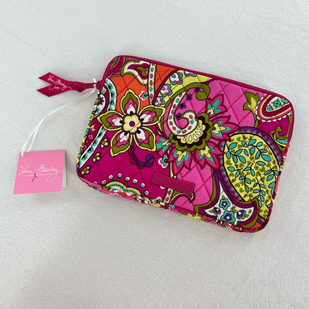 NWT Vera Bradley Pink Swirls E-Reader Sleeve